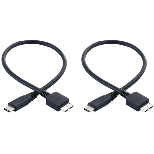 2X Καλώδιο Σκληρού Δίσκου, USB3.1Τύπος-C Αρσενικό σε USB3.0-B Αρσενικό Καλώδιο Δεδομένων