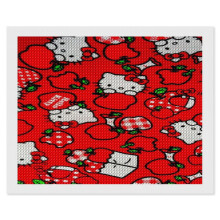 Kit de pintura com diamantes Hello Kitty para adultos e iniciantes, pintura com diamantes redondos 5D, 40x50cm (16"x20")