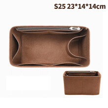 Organisateur de sac en feutrine - Insert en tissu 25 30 35 - Sac à main de maquillage style café - B S
