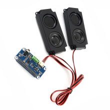 Cárta Fuaime GUYUTING HAT Ísealchumhachta, Tiománaí Cainteoir 1W do Raspberry Pi Tionscadail Fuaime DIY Cárta Fuaime Breise