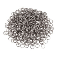 500 åbne springringe i rustfrit stål, 7 mm i diameter. Findes
