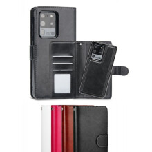 Compatível com Samsung Galaxy S21 - Capa Carteira / Capa Magnética 2 em 1 - Branco Branco Branco