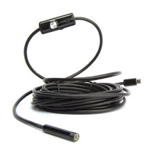 5M7mm6-LED IP67 Vanntett inspeksjonskamera for telefoner (svart)