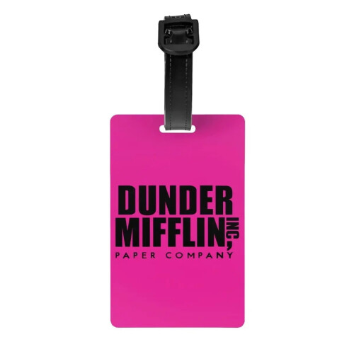 Τηλεοπτική εκπομπή The Office Dunder Mifflins Paper Company Ετικέτες αποσκευών Ετικέτες