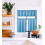 Light Blue Blackout Curtains 3-Piece Set Thermal Insulated 1