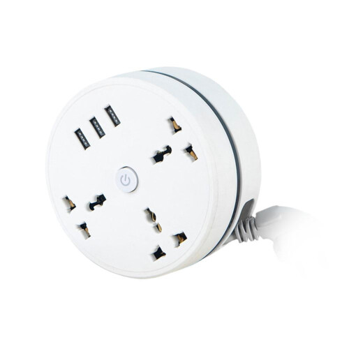 Universal grenuttag 2500W10A med USB-uttag