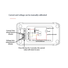 3x KEWEISI DC0200V Voltmeter Amperemeter KWS Meter LED Digital DC Wattmeter Elektrischer Zähler, 10A