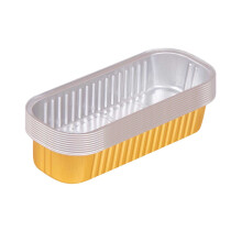 Assadeira grande com grelha, assadeiras e bandejas para forno elétrico, caixa descartável de alumínio com tampa, mini formas de pão de 200ml