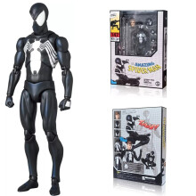 MAFEX č. 147 Spider Boy, akčná figúrka, čierny kostým, CT, verzia