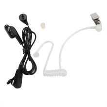 Écouteur tubulaire acoustique Eatbuy, oreillette PTT 3,5 mm avec microphone, compatible avec les radios bidirectionnelles Vertex.