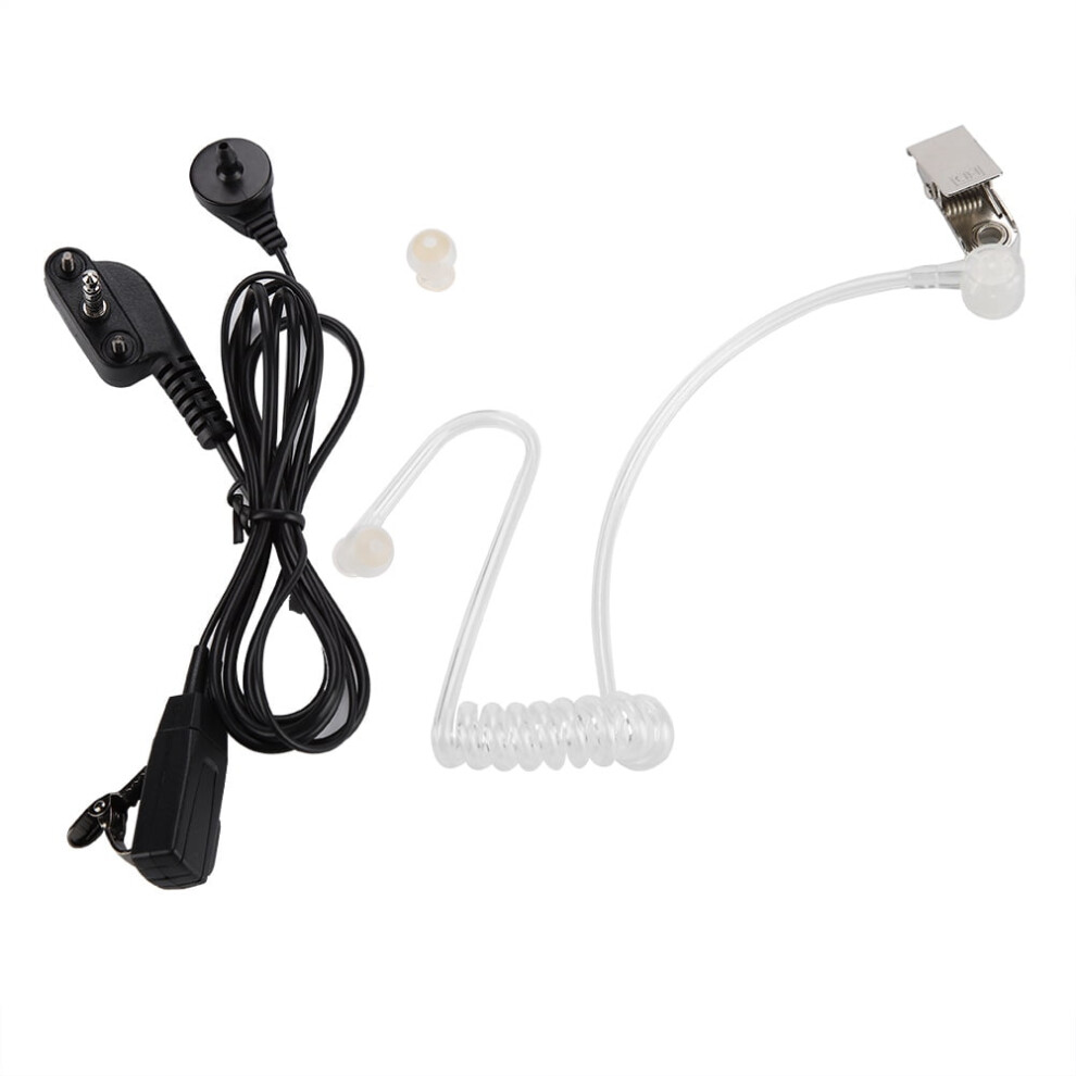 Eatbuy Acoustic Tube Earpiece With Mic 3.5Mm Ptt For Black 908436057790