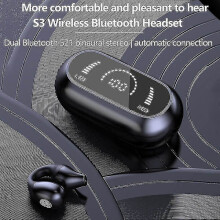 Cluasáin Seolta Cnámh Crúcaí Cluas Clipeanna Cluas Cluasáin Gan Sreang Bluetooth HiFi