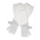 Beekeeping gloves with sleeves lightweight cotton white 1