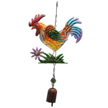 Clingíní Gaoithe Beginne le haghaidh Imréitigh Lasmuigh, Feadán Clingíní Gaoithe Ceardaíochta Miotail Tríthoiseach Ildaite Rooster, Casadh