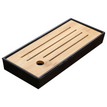 Bandeja de madera para mesa de centro, estilo chino, filtro de té para postre, pequeño, ideal para viajes.