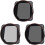 CPL/VND/Black Diffusion1/4 Filter Kit (3 stk.) til DJI Mavic3/Mavic3Cine, Cirkulært Polariseringsfilter + 1