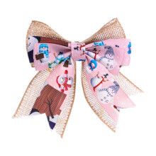 Diceymbol Nou Crăciun Fundă Dublu Strat, Decorațiune Brad, Accesorii de Ambalare Cutie Cadou, Compatibilă cu Decorul Festivalului de Crăciun