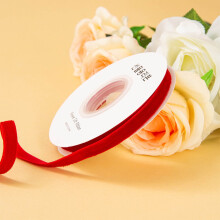 Panglică de catifea cu o singură față de 1 cm, panglică pentru ambalaje de flori pentru cadouri, panglică decorativă, panglică DIY