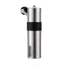 Moulin à café portable Hariumiu Mini manuel réglable en acier inoxydable - Grand
