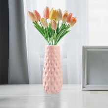 Vaso de flores de plástico YMARPT, vaso floral inquebrável para decoração de casa, arranjos de mesa e buquês, vaso de polietileno.