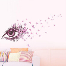 Butterfly Wall Decals for Girls, Peel and Stick, 1 Set