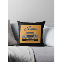ALMUS Ford Cortina Mk3GXL Orange Oldtimer Kunstdruck Kissenbezüge 1er-Pack Landhausstil Heimdekor Sofakissenbezüge