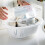 Bocqde Cool Kitchen Gadgets - Πολυλειτουργικό πλαστικό δοχείο τροφίμων 3 σε 1 με καπάκι, διπλή 1