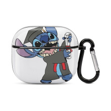 Custodia Stitch compatibile con AirPods3, custodia per AirPods3 da donna, compatibile con AirPods di terza generazione, supporta la ricarica wireless.