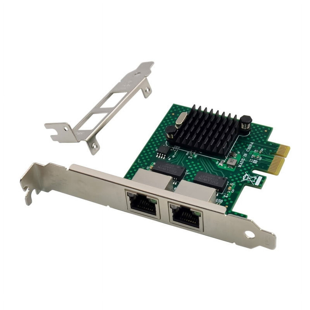 BCM5718 Gigabit Server Network Card PCI Express X1 Dual Port Network Adapter Card Compatible with PXE VLAN-image-OPC-PV6QWTH-NEW