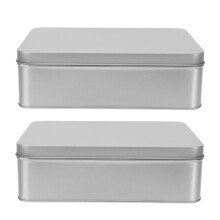 Eease Metalldosen mit Deckel, 2er-Packung Bonbondosen, Aufbewahrungsbox aus Metall mit Deckel