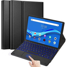 Hoes met verlicht touchpad-toetsenbord, compatibel met Lenovo Tab P11Pro Gen2 / compatibel met Lenovo Pad Pro2022 11.2 inch, inclusief leren