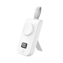 Carregador portátil sem fio para Apple Watch, bateria externa de 2500 mAh com carregador magnético para Apple Watch Series 9, 8 e 7.
