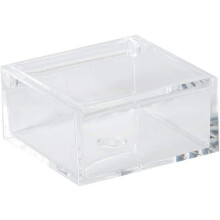 2 kpl karkkirasiaa kansilla - Pieniä Lucite-rasioita juhlalahjoiksi, herkuiksi, hääasusteiksi | 9,9 cm x 9,9 cm x 6,7 cm