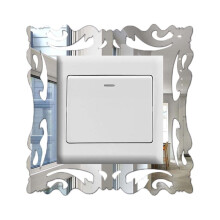 Αυτοκόλλητο Federra1PC Switch με διακοσμητικό τοίχου, καθρέφτη τοίχου, κορνίζες