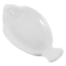 Râpe à ail en céramique en forme de poisson, râpe à ail manuelle, assiette à gingembre