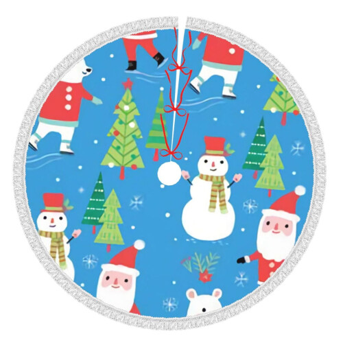 Saia para árvore de Natal de 91 cm (36 polegadas), ideal para o Natal, perfeita para decorações rústicas natalinas.