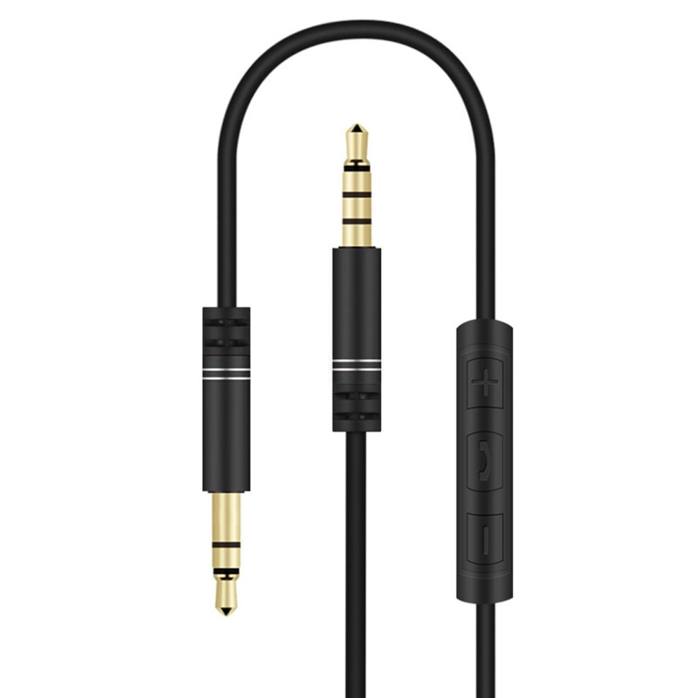 Lifetechs 3.5Mm Male Volume Control Aux Cable With Mic 972745904151