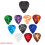 Guitar picks with stick-on holder set 10 pcs 6
