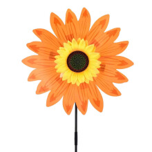 asjyhkr Sonnenblumen-Gartenwindmühle Große Windmühle für Garten, Hof, Party-Außendekoration