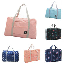 Limei Faltbare Reisetasche, Tragetasche, Handgepäck, Sport-Reisetasche, Wochenendtasche, Übernachtungstasche für Frauen und Mädchen (Blau mit
