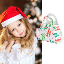 Borsa regalo natalizia con ciondolo, 1 pezzo