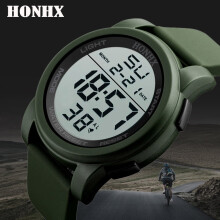 Herren-Armbanduhr, analog/digital, Militär-Sport, LED, wasserdicht, im Angebot bei Crearance
