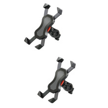 Set van 2 telefoonhouders/mobiele telefoonstandaards voor elektrische auto's en mountainbikes