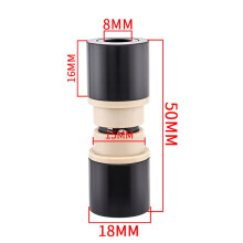 Pouzdro zadního tlumiče jízdního kola, hliníková slitina, 22-68 mm