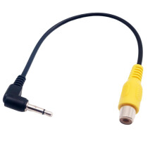 FOR10pcs3.5mm1 Male Plug Right Angle Mono To RCA Phone Female A/V Adapter Cable20cm