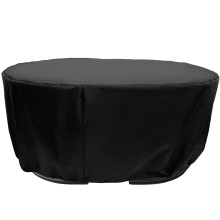 Beskyttelsesdæksel, standardtankdæksel til 50/100/150/300 gallon oval standardtank, 420D stofbadekar til udendørs brug, sort