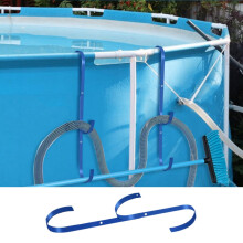 Liquidação de Volta às Aulas da Kayannuo: Conjunto de 4 ganchos para piscina, ideais para suportes de armazenamento de skimmers com hastes