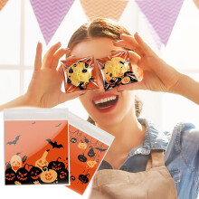 Cyber Monday Angebote 2024: Viflosae Halloween-Keksrollen, 100 Stück selbstverschließende Beutel, geeignet für Halloween-Partygeschenke