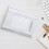 Transparent double-layer mesh file bag white 4