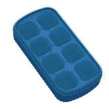 Forma de gelo de silicone COOLL Mini com tampa, perfeita para coquetéis e uísque. Livre de BPA, fácil de desenformar e com design que economiza